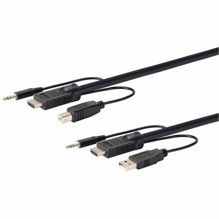 Monoprice Switch Series HDMI USB 3.5mm Audio Combo Cable for KVM Switches 10ft - 36649