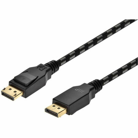 Monoprice Braided DisplayPort 1.4 Cable, 3ft, Gray - 37919