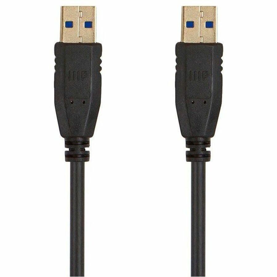 Monoprice Select USB 3.0 USB-A to USB-A Cable 1.5ft Black - 38596