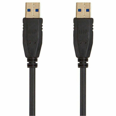 Monoprice Select USB 3.0 USB-A to USB-A Cable 1.5ft Black - 38596