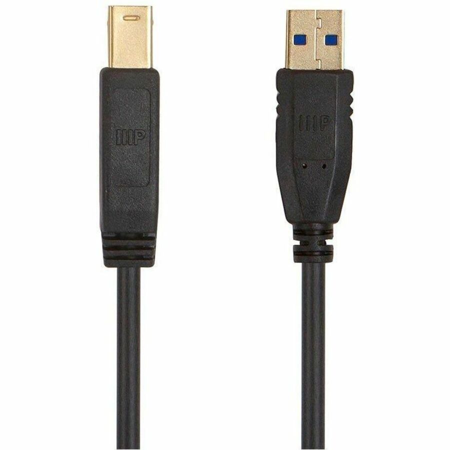 Monoprice Select USB 3.0 USB-A to USB-B Cable 6ft Black - 38604