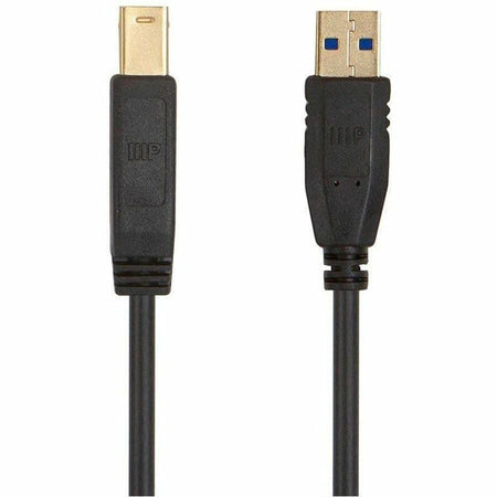 Monoprice Select USB 3.0 USB-A to USB-B Cable 6ft Black - 38604