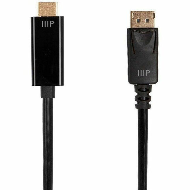 Monoprice Select Series DisplayPort to HDTV Cable, 2m (6.6ft), 4K@60Hz - 39028