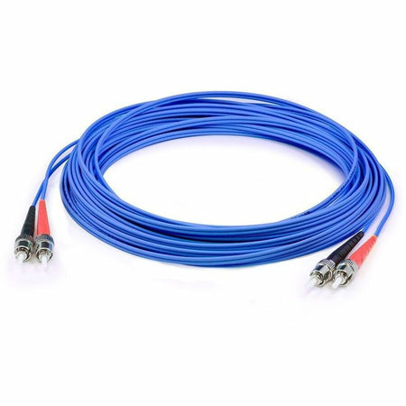 AddOn 20m ST (Male) to ST (Male) Blue OM1 Duplex OFNR (Riser-rated) Fiber Patch Cable - ADD-ST-ST-20M6MMF-BE