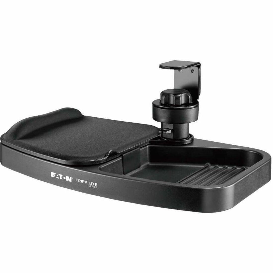 Eaton Tripp Lite Series Under-Desk Clamp-On Storage Tray with Built-In Mouse Pad and Wrist Rest - DMUDSC