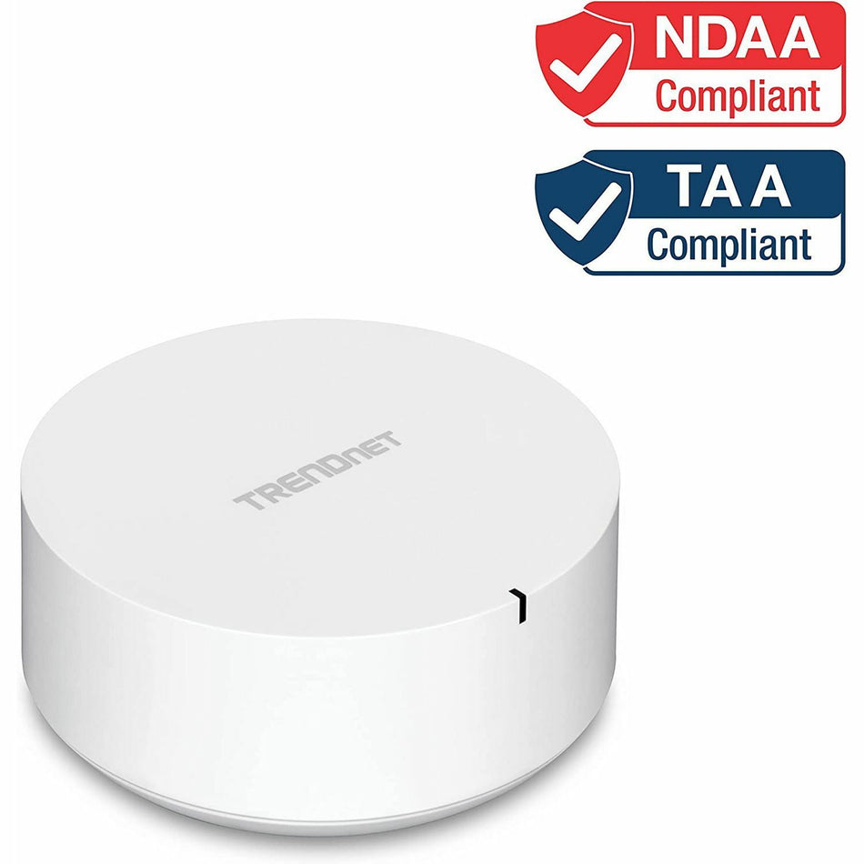 TRENDnet AC2200 WiFi Mesh Router;TEW-830MDR;1xAC2200 WiFi Mesh Router;App-Based Setup;Expanded Wireless Internet(Up to 2;000 Sq Ft.Home);Supports 2.4GHz/5GHz - TEW-830MDR