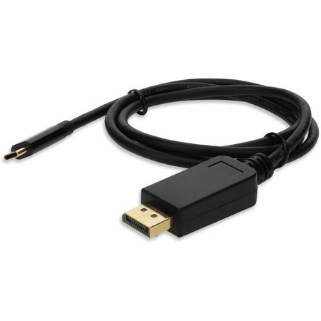 AddOn 3ft USB 3.1 (C) Male to DisplayPort Male Black Cable - USBC2DPMM3F