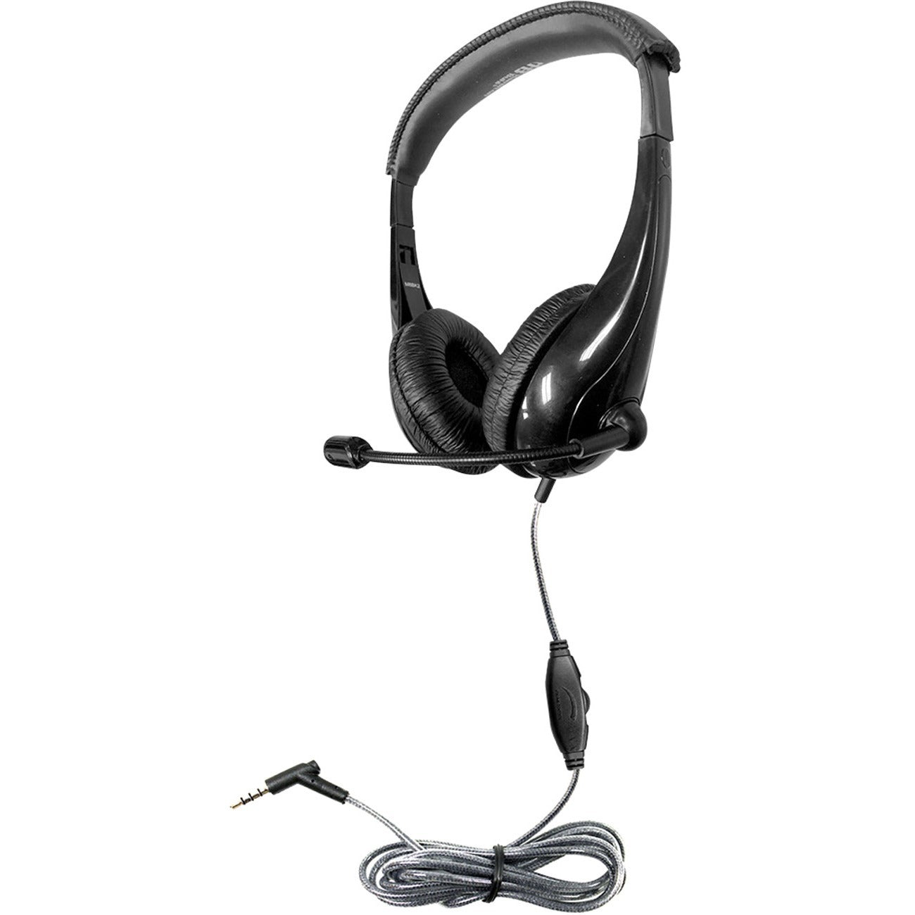 Hamilton Buhl Motiv8 Mid-Sized Headset With Gooseneck Mic And In-line Volume Control - M8BK2