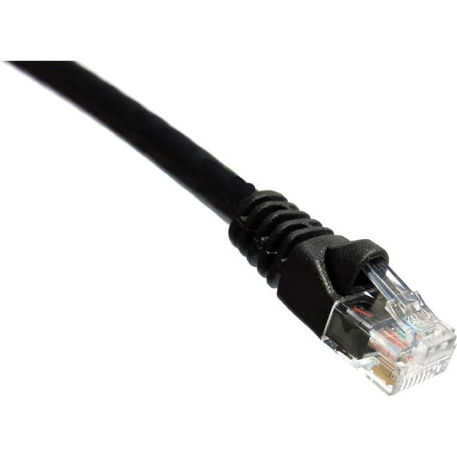 Axiom 8FT CAT5E 350mhz Patch Cable Molded Boot (Black) - C5EMB-K8-AX