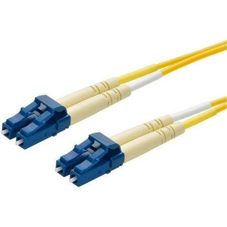 Monoprice Single-Mode Fiber Optic Cable - LC-LC UL 2mm 9/125 OFNR Duplex Yellow 1m - 38449