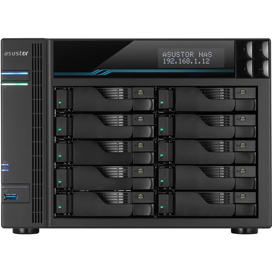 ASUSTOR Lockerstor 10 AS6510T SAN/NAS Storage System - AS6510T