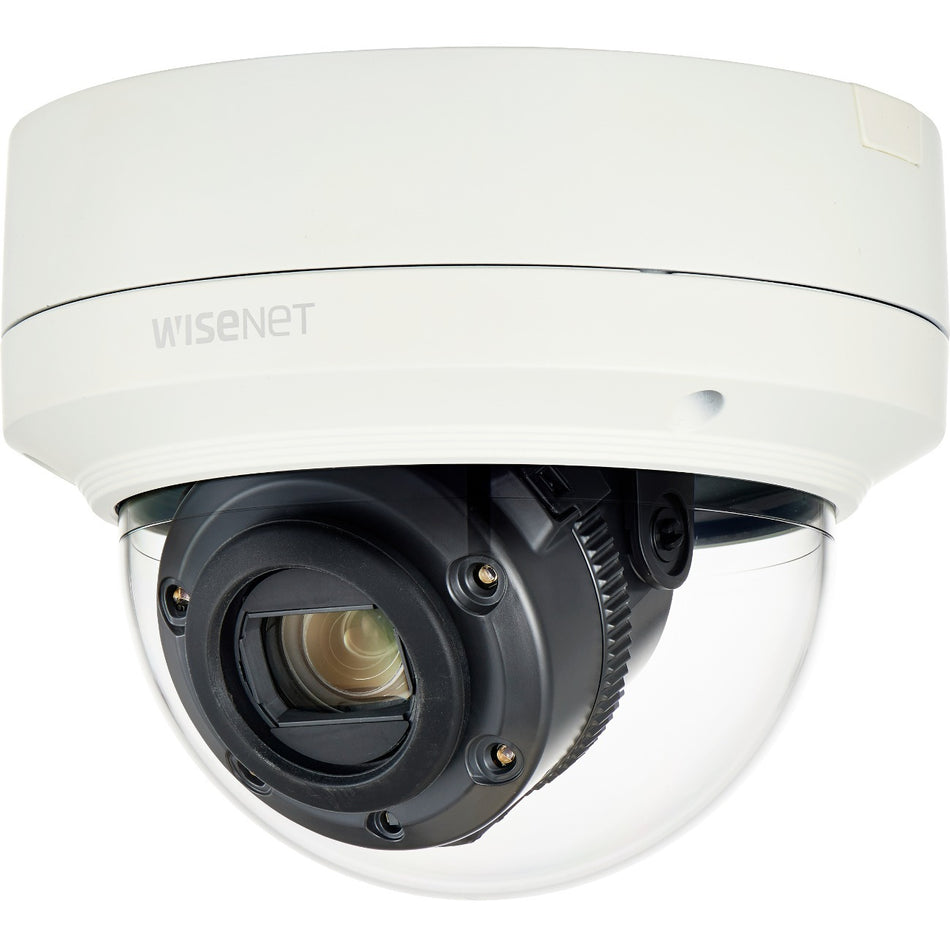 Wisenet XNV-6120R 2 Megapixel Outdoor HD Network Camera - Dome - Ivory - XNV-6120R/LPR