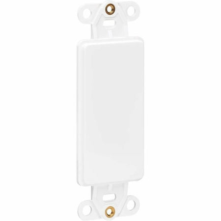Eaton Tripp Lite Series Center Plate Insert, Decora Style - Vertical, Blank, TAA - N042D-100V-WH