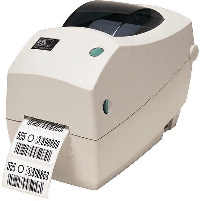 Zebra TLP 2824 Plus Desktop Direct Thermal/Thermal Transfer Printer - Monochrome - Label Print - USB - Serial - TAA Compliant - 282P-101110-00GA