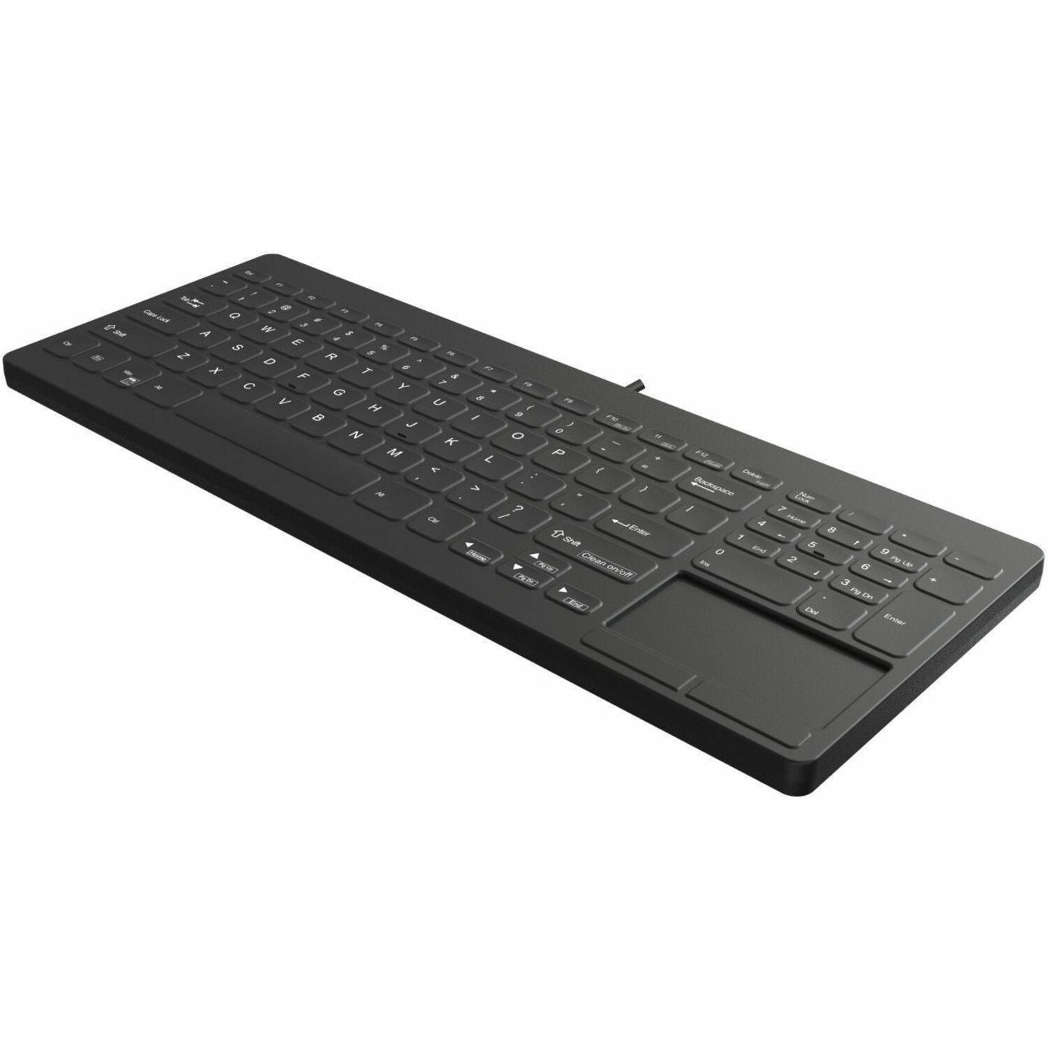 TG3 CK95: Medical Keyboard with Number Pad and Right Touchpad - KBA-CK95-BRUN-US