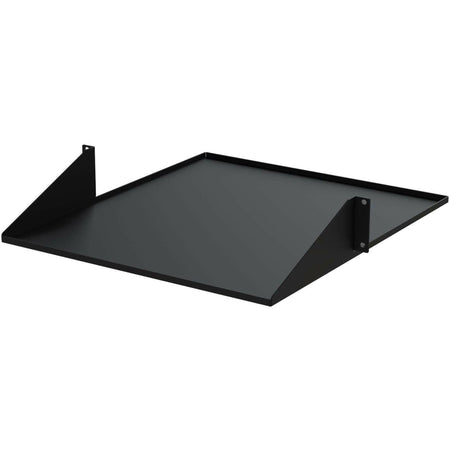 StarTech.com 2U 19" 2-Post Network Rack Shelf 20in Deep Center Mount Cantilever Tray Rackmount for AV/Data Equipment 75lb Capacity - CABSHF2POST2