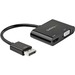 StarTech.com DisplayPort to HDMI VGA Adapter - DP 1.2 HBR2 to HDMI 2.0 4K 60Hz or VGA Monitor Converter - Digital Video Display Adapter - DP2VGAHD20