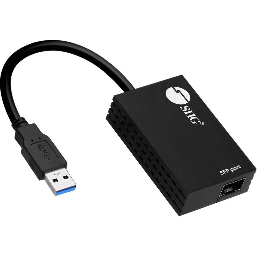 SIIG USB 3.0 to SFP Gigabit Ethernet Adapter - JU-NE0B11-S1