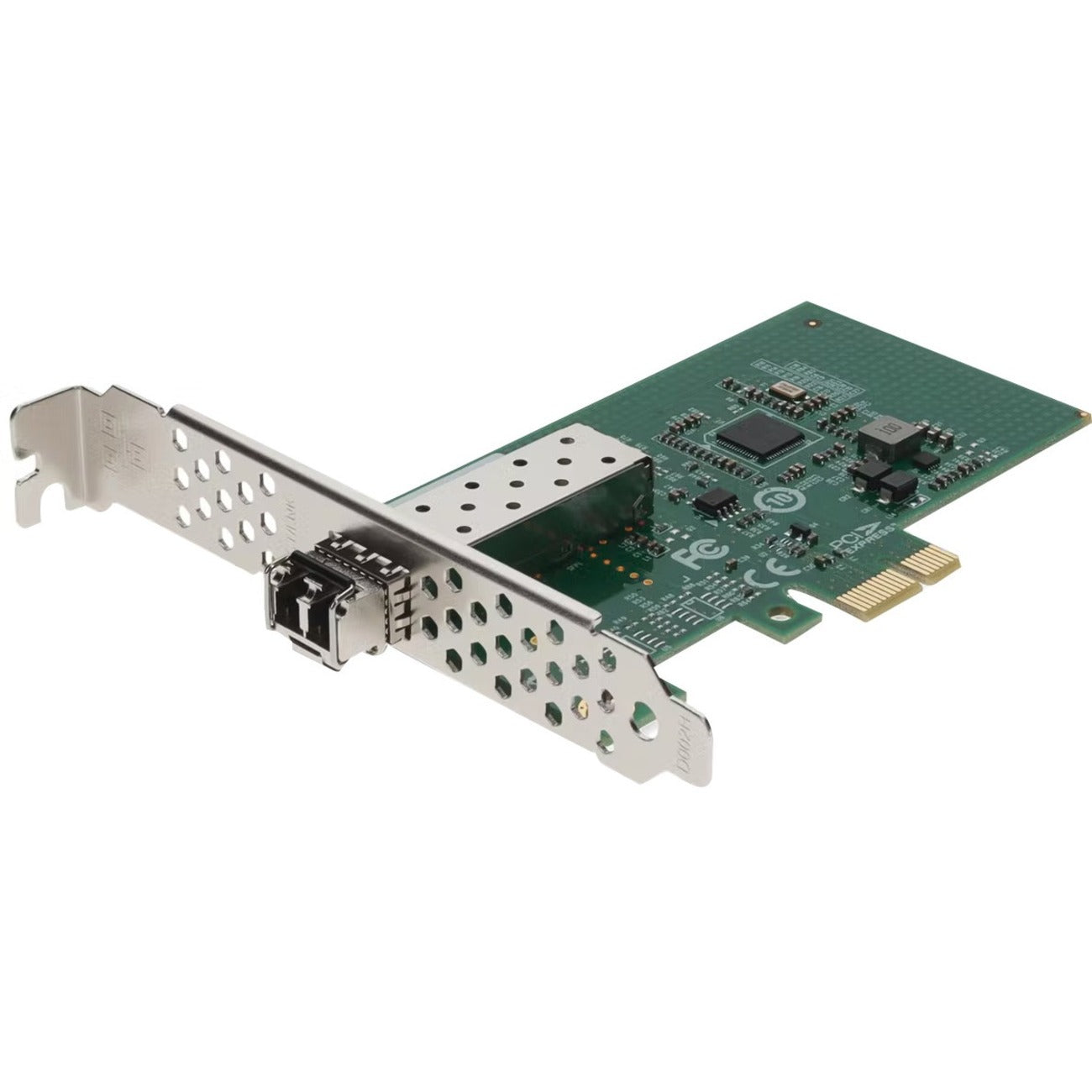 AddOn 1Gbs Single Open SFP Port PCIe 2.0 x1 Network Interface Card w/1000Base-SX SFP Transceiver - ADD-PCIE-LC-SX-X1