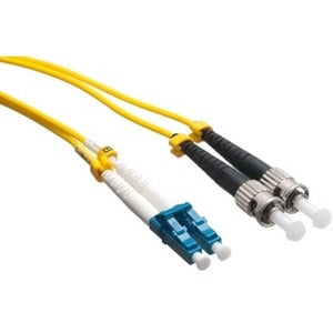 Axiom LC/ST Singlemode Duplex OS2 9/125 Fiber Optic Cable 0.5m - TAA Compliant - AXG96691