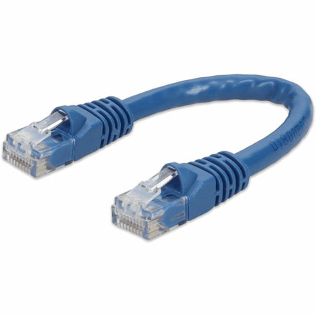 AddOn 0.5ft RJ-45 (Male) to RJ-45 (Male) Blue Snagless Cat6 UTP PVC Copper Patch Cable - ADD-0.5FCAT6-BE