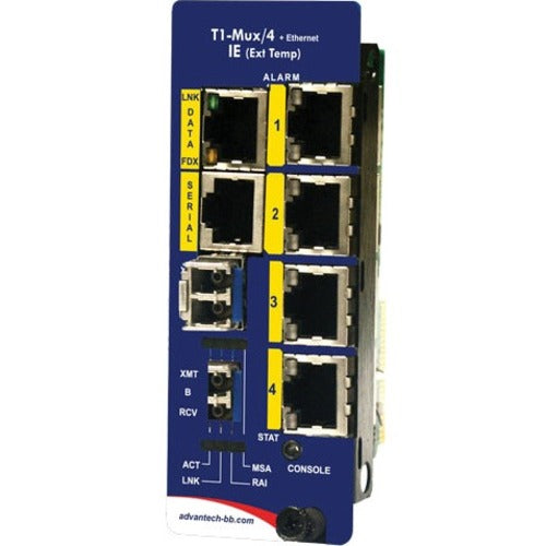 Advantech Slide-In Modular Media Converter T1/E1/J1 and DS3/E3/STS Series - IMC-721I-T1MUX