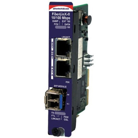 Advantech Slide-In Modular Media Converter 10/100Mbps to Fiber Series - IMC-762-SFP