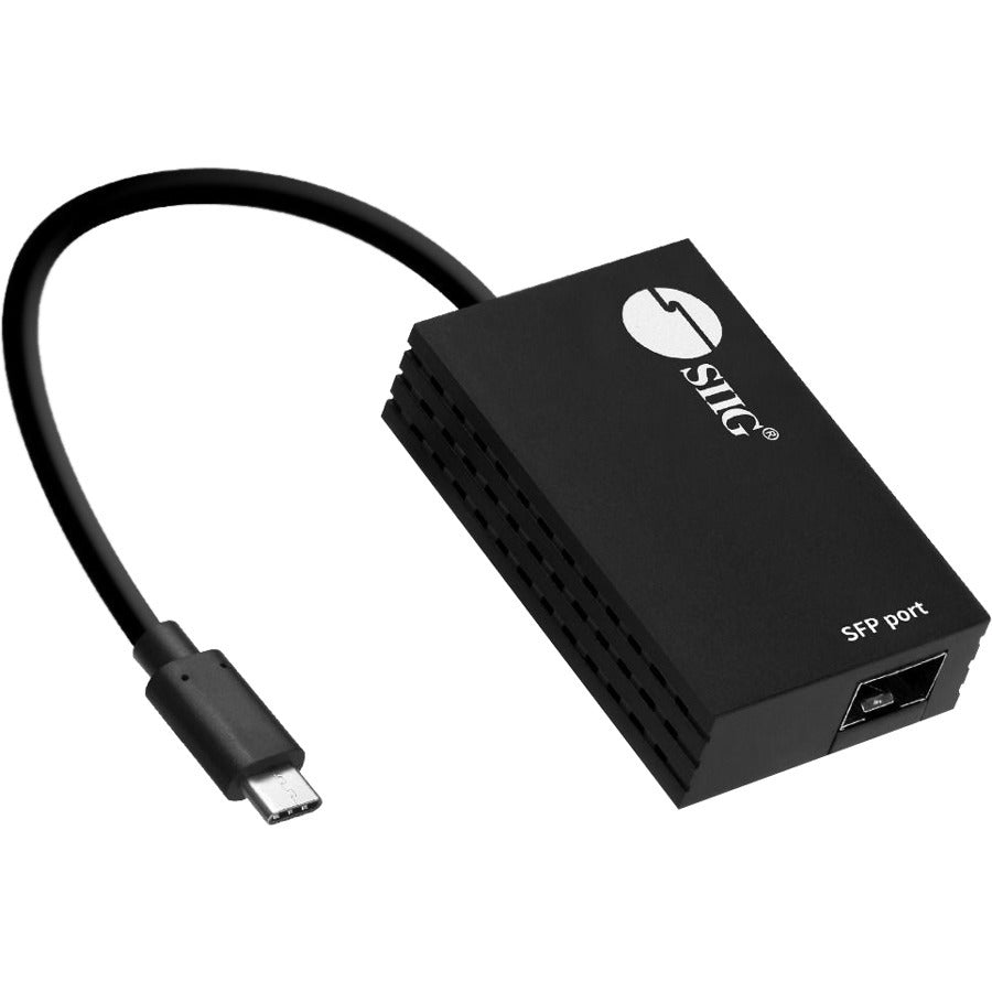 SIIG USB-C to SFP Gigabit Ethernet Adapter - JU-NE0C11-S1