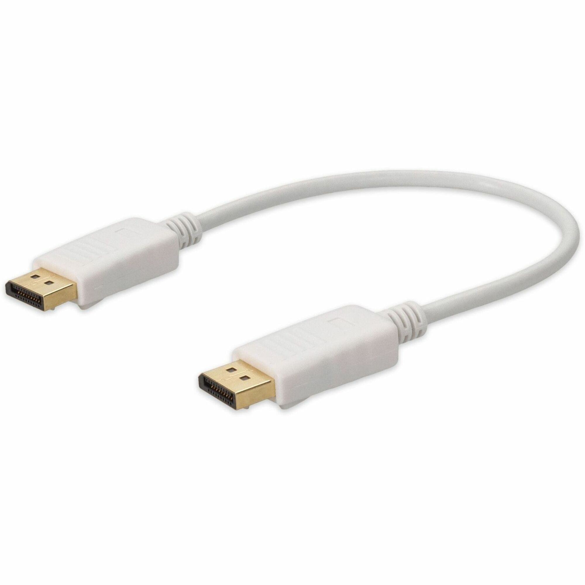 AddOn 3m DisplayPort Male to DisplayPort Male White Cable For Resolution Up to 3840x2160 (4K UHD) - DISPLAYPORT1FW