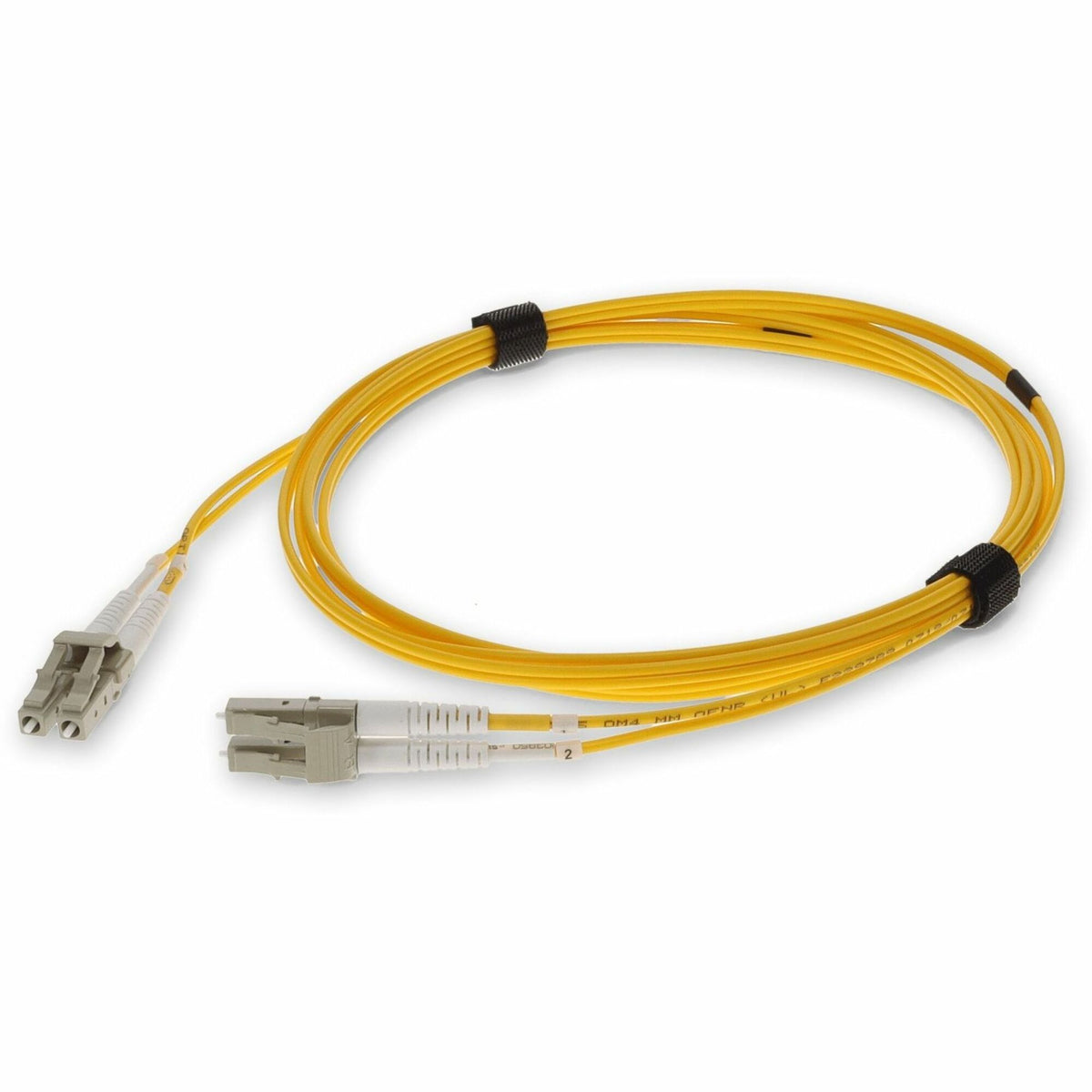 AddOn 3m LC to LC Yellow OM4 Duplex OFNR (Riser-Rated) Fiber Patch Cable - ADD-LC-LC-3M5OM4-YW