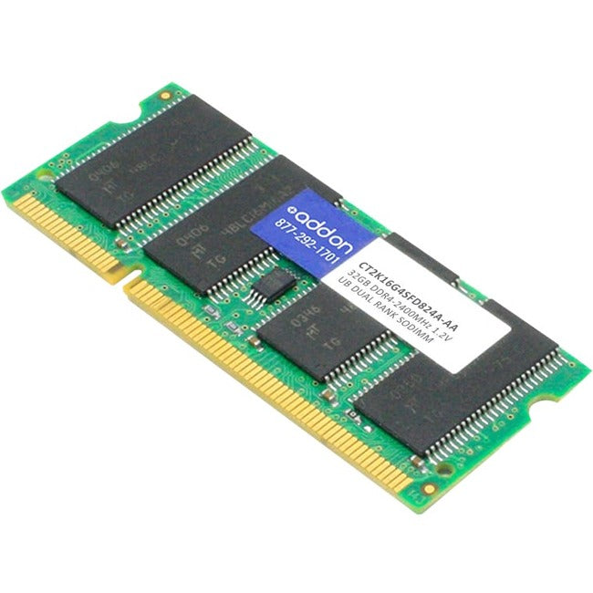 AddOn 32GB (2 x 16GB) DDR4 SDRAM Memory Kit - CT2K16G4SFD824A-AA