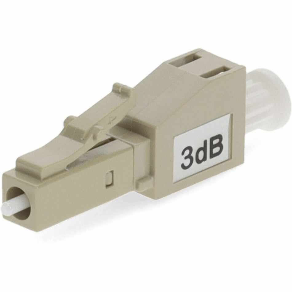AddOn 2-Pack of 3dB fixed LC Male to LC Female OM3 MMF Simplex Fiber Attenuators - ADD-ATTN-LCPCMM3-3DB