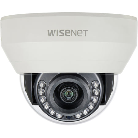 Wisenet HCD-7030R 4 Megapixel Indoor HD Surveillance Camera - Dome - Ivory - HCD-7030RA