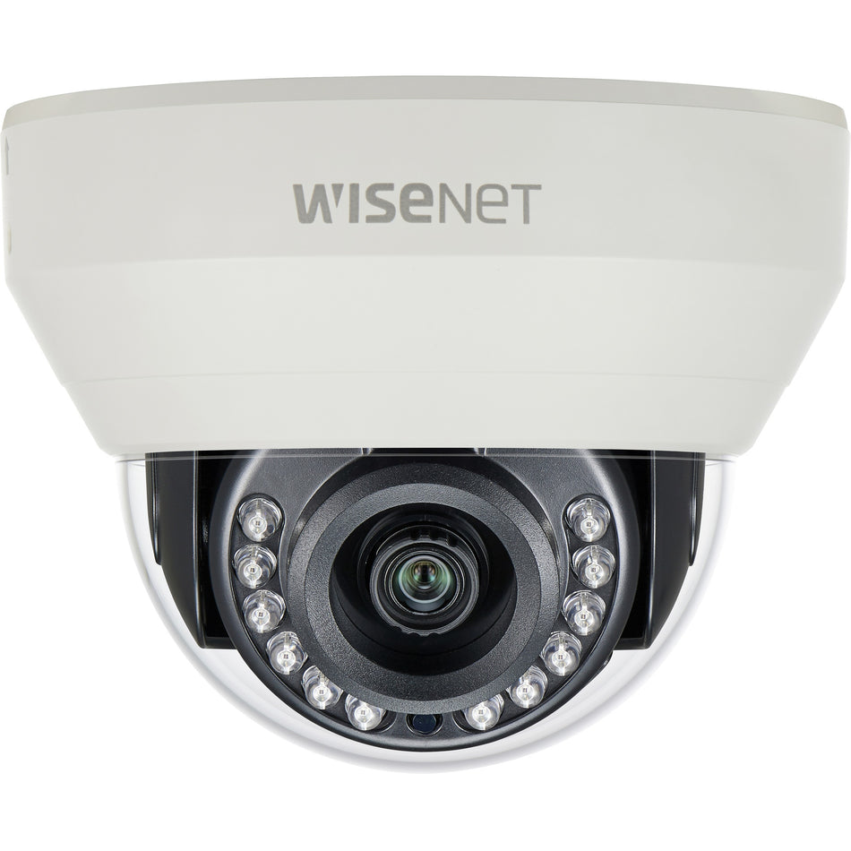 Wisenet HCD-7030R 4 Megapixel Indoor HD Surveillance Camera - Dome - Ivory - HCD-7030RA