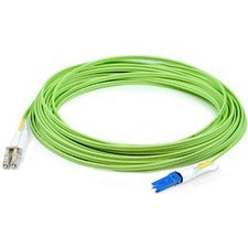 AddOn 20m LC (Male) to CS (Male) Straight Lime Green OM5 Duplex Fiber OFNR (Riser-Rated) Patch Cable - ADD-CS-LC-20M5OM5