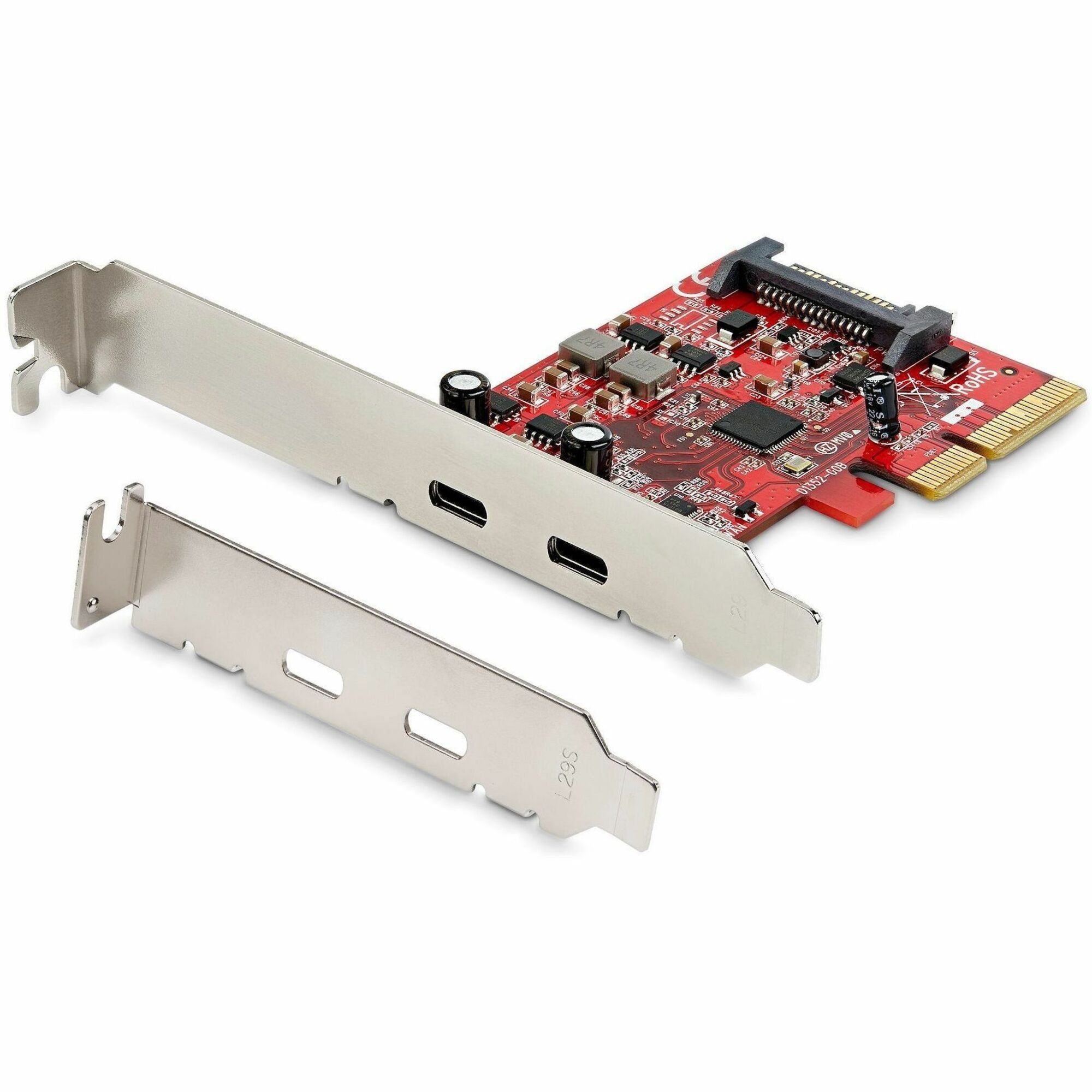 StarTech.com 2-Port USB 3.2 Gen 2 PCIe Card, USB-C 10Gbps PCI Express 3.0 x4 Controller, USB Type-C, Data Only, Windows/macOS/Linux, TAA - PEXUSB312C3