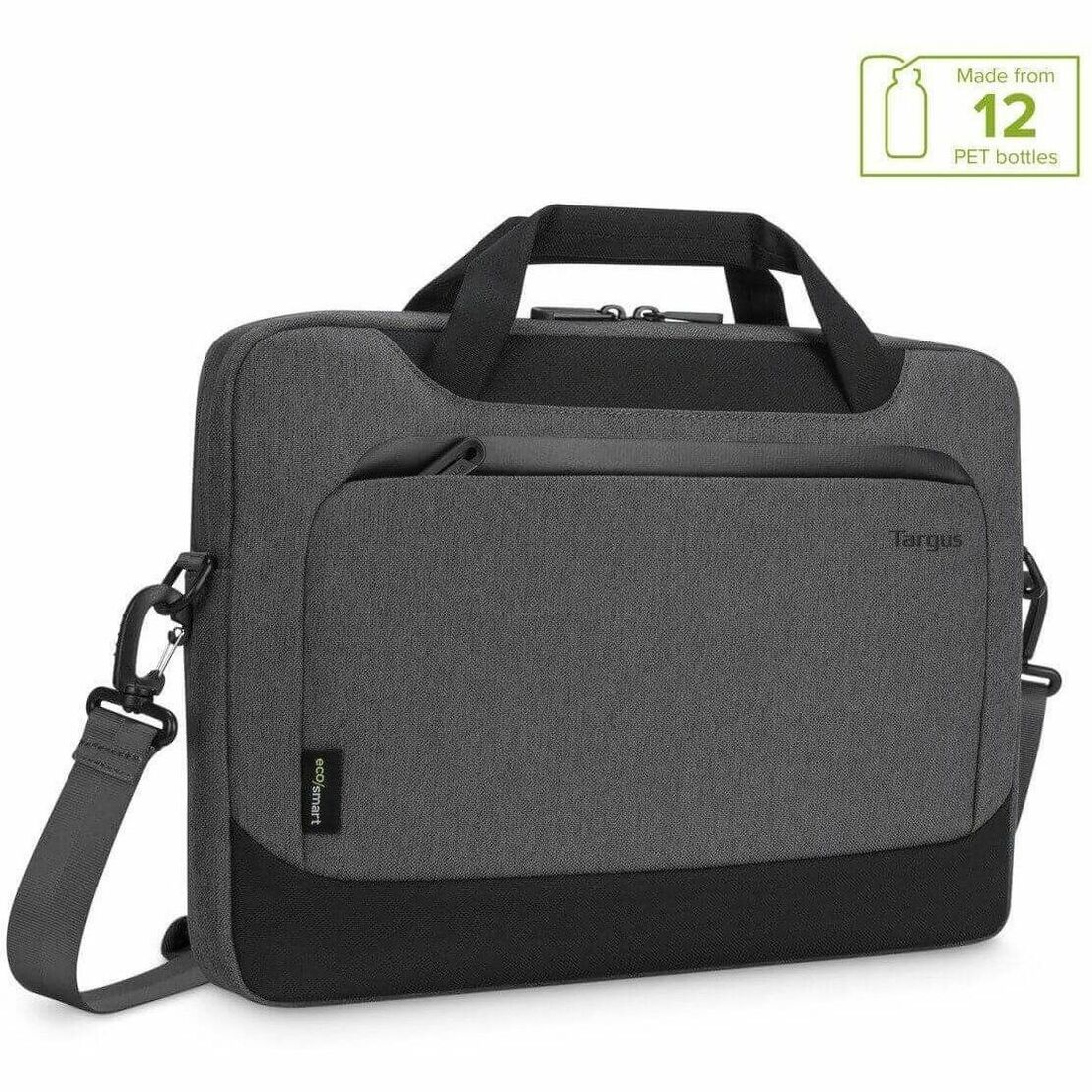 Targus Cypress TBS92602GL Carrying Case (Briefcase) for 14" Notebook - Gray - TBS92602GL