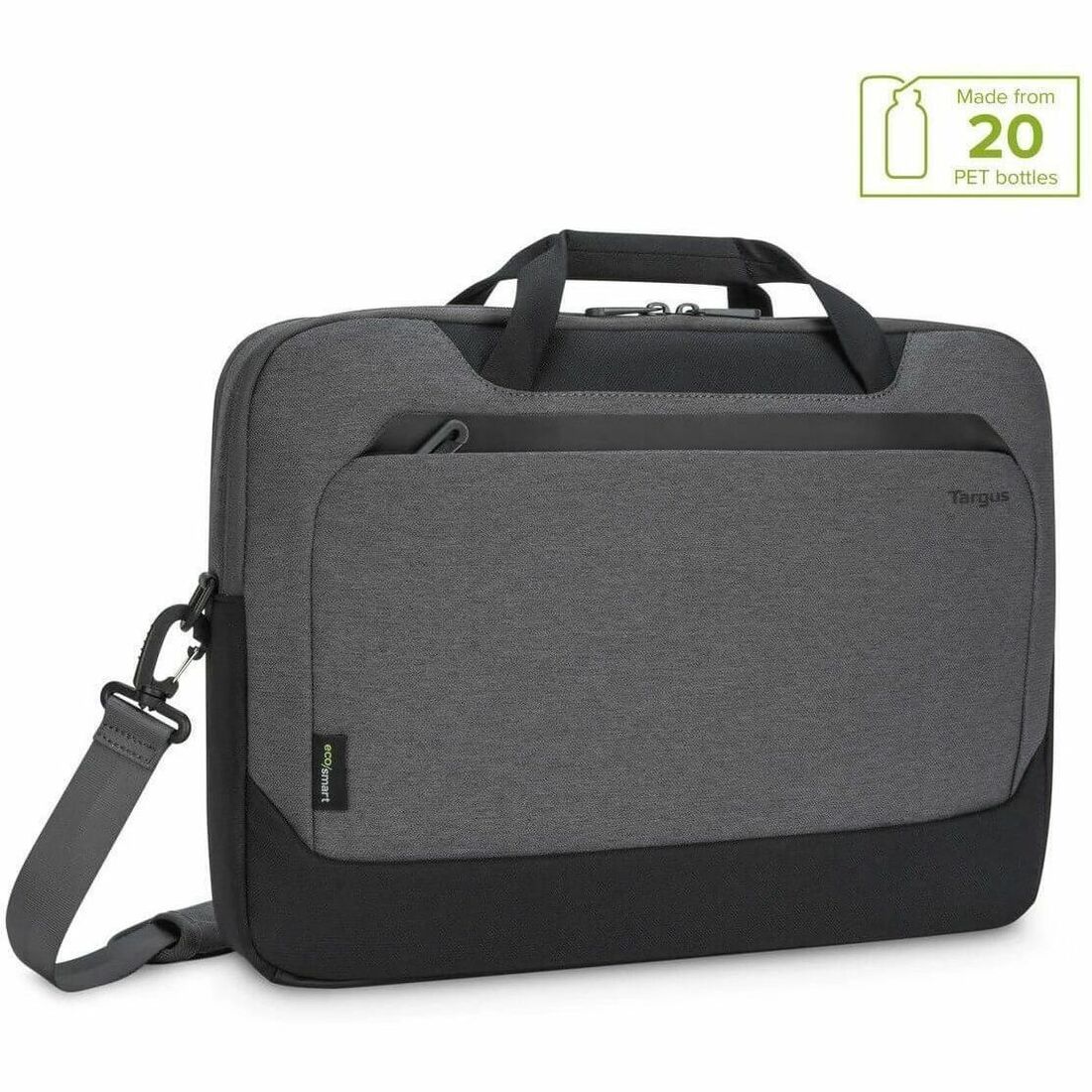 Targus Cypress EcoSmart TBT92602GL Carrying Case (Briefcase) for 15.6" Notebook - Gray - TBT92602GL