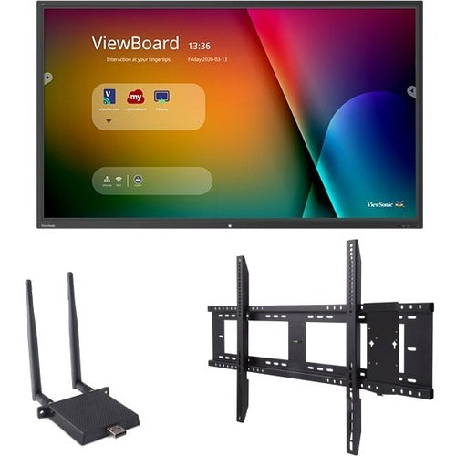 ViewSonic ViewBoard IFP9850-E1 - 4K Interactive Display with WiFi Adapter and Fixed Wall Mount - 350 cd/m2 - 98" - IFP9850-E1