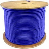 AddOn 1000ft Non-Terminated Blue Cat6 STP PVC Solid Copper Patch Cable - ADD-CAT6BULK1KSSD-BE