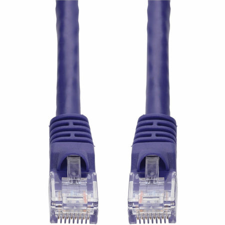 AddOn 1ft Purple CAT 6A PVC Ethernet Cable Snagless Bubble Boot RJ-45 M/M - ADD-1FCAT6A-PE