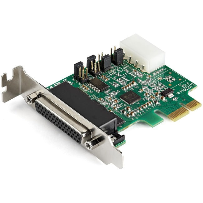 StarTech.com 4-port PCI Express RS232 Serial Adapter Card - PCIe Serial DB9 Controller Card 16950 UART - Low Profile - Windows/Linux - PEX4S953LP