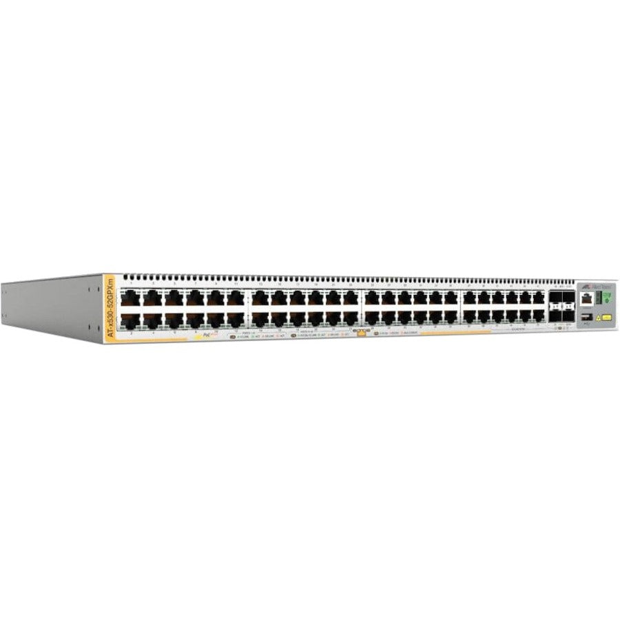 Allied Telesis Stackable Multi-Gigabit Layer 3 Switch - AT-X530-52GPXM-10