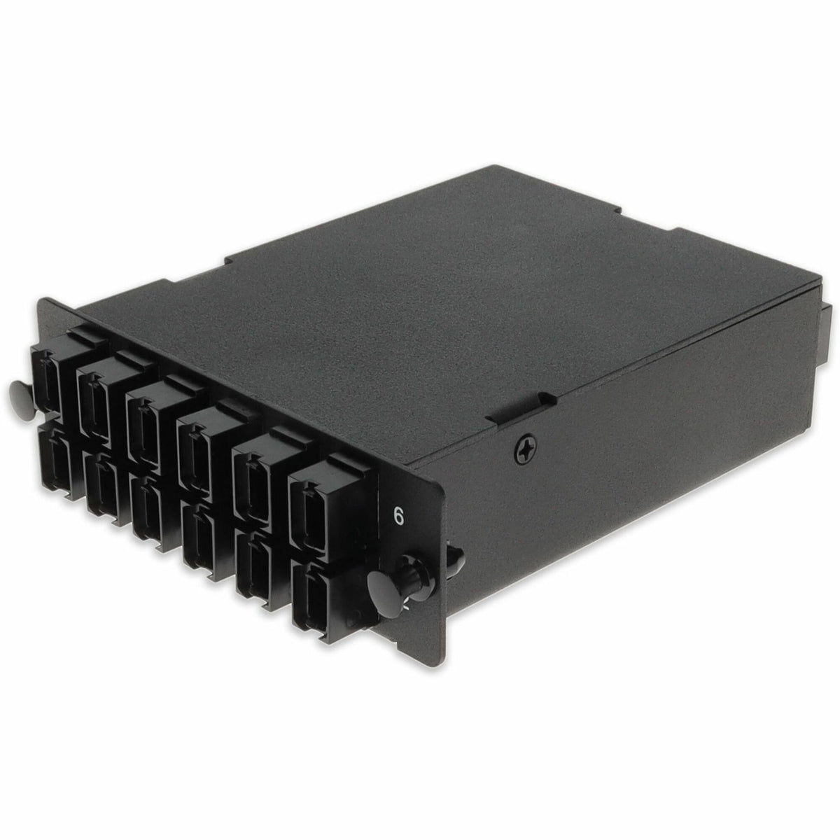 AddOn 4-Bay Cassette 6x 24-Fiber MPO In, 12x 12-Fiber MPO Out, Multi-mode Duplex OM4 - MPO type A - ADD-4BYC624MPA12MPM4