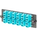 Panduit LC Opticom Fiber Adapter Panels (Duplex Adapters) - FAP12WAGDLCZ