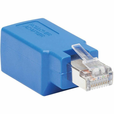 Eaton Tripp Lite Series Cisco Serial Console Rollover Adapter (M/F) - RJ45 to RJ45, Shielded, Blue - N034-001-SH