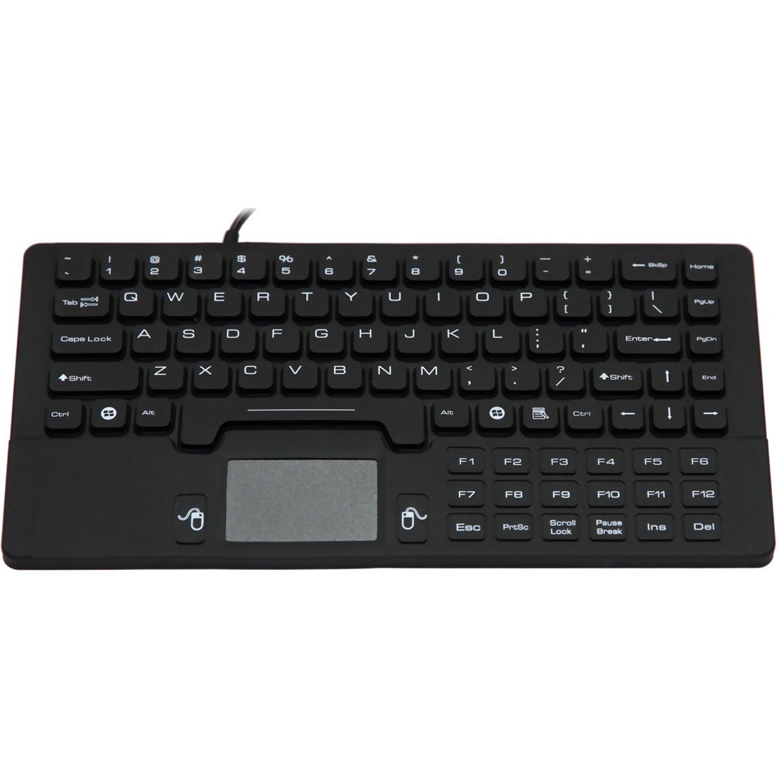 DSI WATERPROOF IP68 SILICONE MINI SIZE WIRED KEYBOARD WITH TOUCHPAD - KB-JH-IKB89