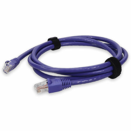 AddOn 10ft RJ-45 (Male) to RJ-45 (Male) Purple Microboot, Snagless Cat6 Crossover UTP PVC Copper Patch Cable - ADD-10FCAT6XO-PE