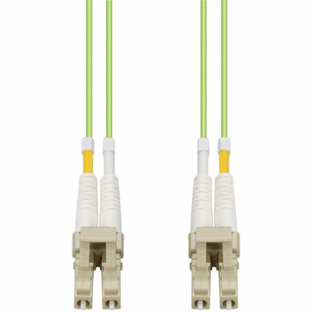 AddOn 4m LC to LC Lime Green OM5 Duplex OFNR (Riser-Rated) Fiber Patch Cable - ADD-LC-LC-4M5OM5