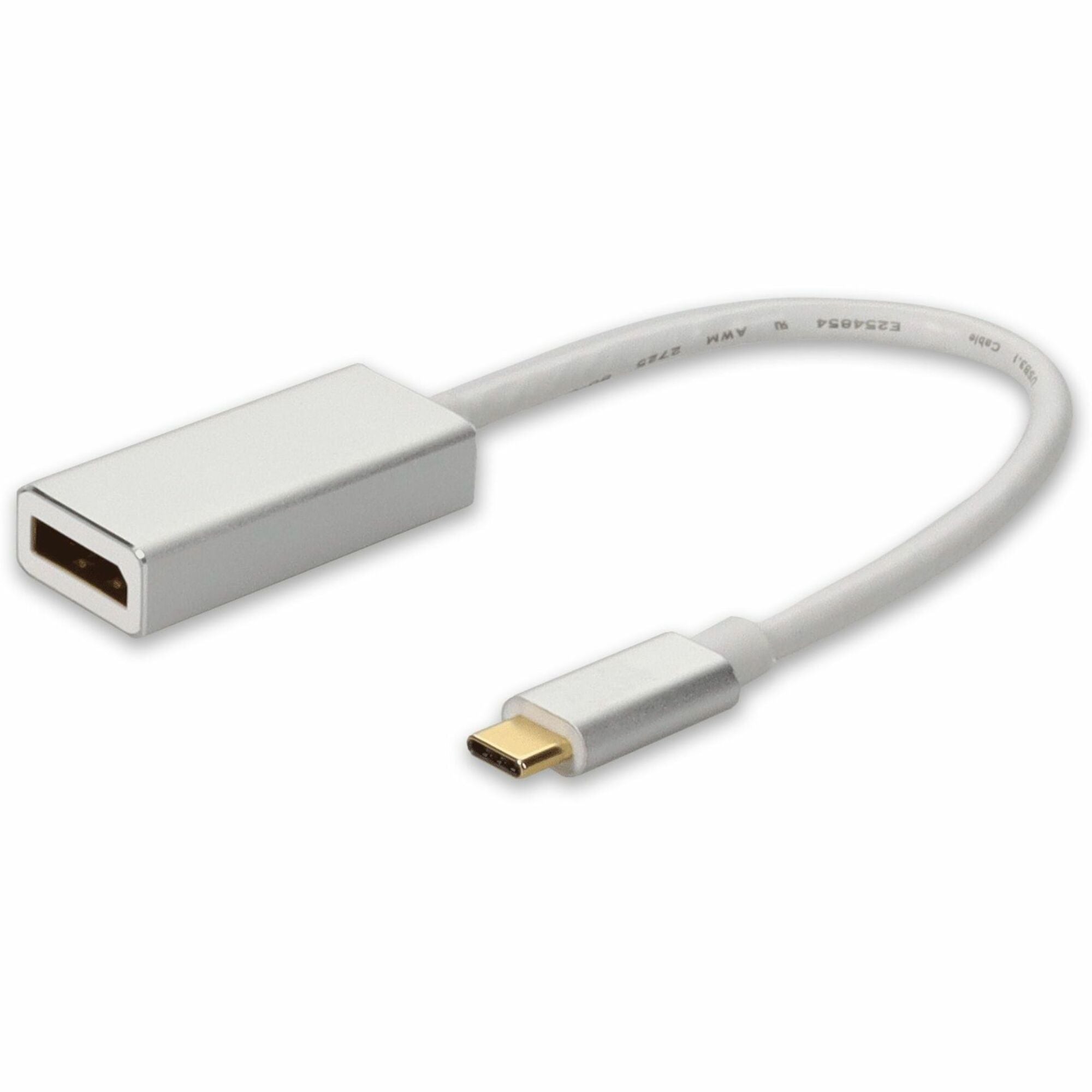 AddOn USB-C Male to DisplayPort 1.2 Female Adapter with Aluminum Housing - USBC2DPMFAL-AA